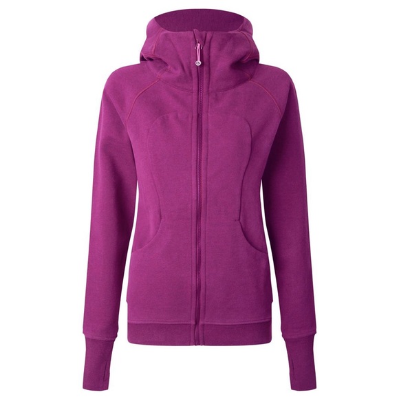 EUC Lululemon Scuba Full-Zip Fleece Hoodie III Bright Pink Special Edition Sz 6 - Picture 10 of 12